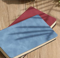 Carnet de poche A6 en cuir PU avec logo personnalisé, papier 100 g/m², couverture souple, journal, cadeau promotionnel, bloc-notes pour les affaires et le bureau