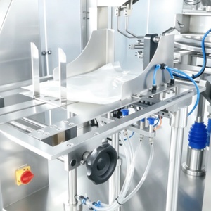 Máquina <span class=keywords><strong>de</strong></span> Envasado al Vacío Rotativa Totalmente Automática para Bolsas Preformadas, con Pesadora Multicabezal para Sardinas Secas, Pescado Seco, Nueces, Alimentos Granulados - Product Image 4