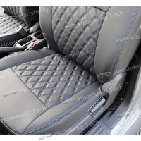 Ensemble complet de housses de siège de voiture en cuir PU pour Suzuki Jimny 3 portes et 5 portes avec oreillers, luxe toutes saisons