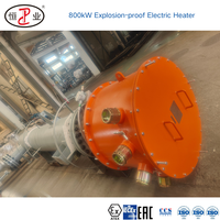 Calentador Eléctrico a Gas de Regeneración a Prueba de Explosiones de 800kW Incoloy 800H para Unidad de Eliminación de Benceno, Proyecto de COG a LNG de 30000Nm³/h