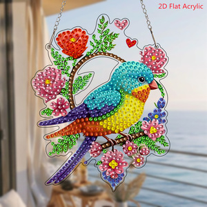 Peinture Diamant Papillon Cartoon Coloré Design Scintillant Fait Main Sans Cadre Matériau Acrylique Décoration Maison - Product Image 3