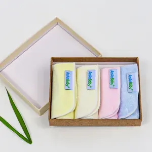 China Großhandel Private Label Handtuch Wieder verwendbare wasch bare Bambus wieder verwendbare Stoff wischt ücher Handtücher für Baby