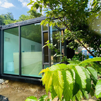 Maison conteneur modulaire préfabriquée 20 pieds 40 pieds, personnalisée, de luxe, mobile, moderne, en kit, installation rapide, pour appartement, hôtel, bureau