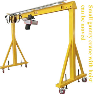 단일 대들보 실내 갠트리 크레인 전기 호이스트 - Product Image 3