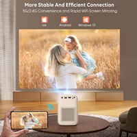 CR38 Pro 1080p Auto Focus Projecteur CRE LCD LED Lumière Lampe Mini Appareil Photo Numérique Projection 3.97 "LCD Caméra Vidéo Android 9/12