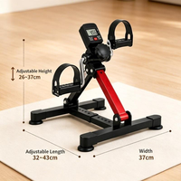 Vélo d'exercice pliable CZFIT pour usage domestique, mini-pédalier d'exercice pour les jambes, vélo de rééducation