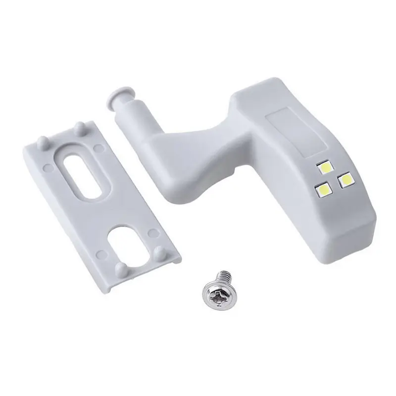 Wardrobe cupboard door closet hinge LED sensor light