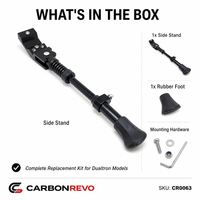Béquille Carbonrevo pour trottinette électrique Dualtron – Support de stationnement stable, performance durable, pièce de rechange de haute qualité