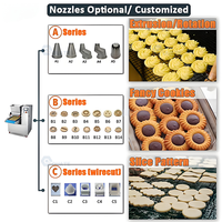 Ligne de production automatique de biscuits, machine de fabrication de biscuits pour mélanger la pâte, la cuisson, le refroidissement, le remplissage, l'emballage de décoration de chocolat