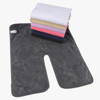 Serviette de soin du visage en microfibre personnalisée en forme de U pour esthéticienne, cosmétologue, massothérapeute