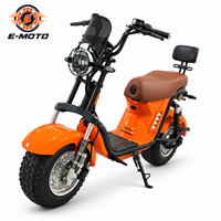 Scooter électrique deux places pour adultes avec pneus larges et grandes roues pour les trajets urbains quotidiens et la vente en gros