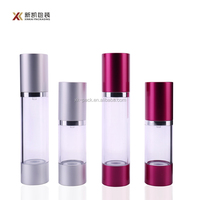 Vente en gros mini flacon pompe sans air en plastique 5ml 10ml 15ml pompes à lotion pour cosmétiques flacon de shampoing scellé