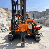 Machine de forage DTH haute performance, foreuse de puits DTH avec une profondeur de forage économique de 21 m pour le développement des carrières