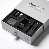 Emballage de montre en carton ondulé, boîte robuste avec insert, pour ranger la montre connectée et le chargeur, idéal pour le transport