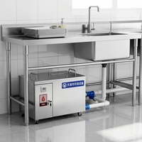 Mesin Daur Ulang Minyak Goreng Komersial Portable Penangkap Lemak Dapur Peralatan Dapur Stainless Steel Peralatan Restoran