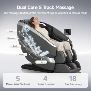 Chair Track <b>Zero</b> <b>Gravity</b> <b>Recliner</b> with Extendable Footrest Deep Yoga Stretch Modes Auto Body Foot - Product Image 2