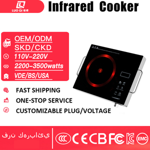 Thiết Bị Nhà Bếp 3500W Điện Bếp Điện Duy Nhất Burner Đứng Miễn Phí Điện Gốm Hob Giá Rẻ Giá Hồng Ngoại Nồi - Product Image 5