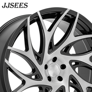 Rines Forjados JJSEES de 18 19 20 21 22 Pulgadas, Rines de Aleación Negros Pulidos y Cepillados, PCD 5X120 5X114.3 5X112 para bmw M5 M6 M7 <span class=keywords><strong>M8</strong></span> audi <span class=keywords><strong>Rs7</strong></span> - Product Image 2