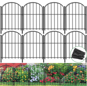 Nhỏ cong trang trí vườn hàng rào Bảng điều chỉnh 10 ft x 16.5 Inc cho nhà máy hoa viền sân sân sau ngoài trời hàng rào lưới mắt cáo cửa - Product Image 1