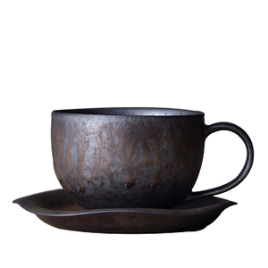 Commercio all'ingrosso creativo personalizzato Logo 170ml ampia tazza di <span class=keywords><strong>caffè</strong></span> in porcellana ceramica riutilizzabile tazze da <span class=keywords><strong>caffè</strong></span> e tazze regalo Set - Product Image 3