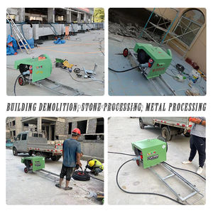 Fácil de mover para cortar, reforzar la máquina de sierra de alambre de bloques de <span class=keywords><strong>piedra</strong></span> de hormigón - Product Image 2