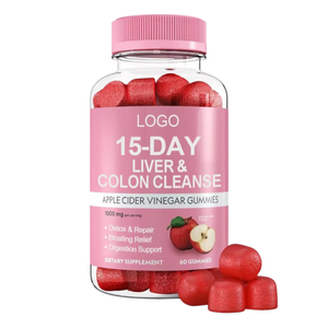 Vinaigre de cidre de pomme de haute qualité 15 jours Foie Colon Cleanse Detox Gummies Soutient la digestion et l'immunité pour les adultes - Product Image 6
