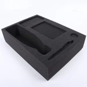 Flocking Eva Foam Insert Flocked Foam Box Tray Liner