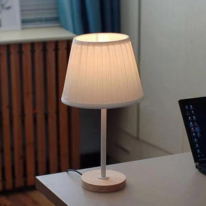 <span class=keywords><strong>Abat</strong></span>-<span class=keywords><strong>jour</strong></span> moderne en tissu plissé blanc en forme de cône avec cadre métallique, couleur personnalisée, à clipser <span class=keywords><strong>sur</strong></span> la lampe, pour lampe de table - Product Image 6