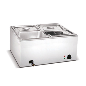 Piscine à soupe chauffée en acier inoxydable Trois piscines à soupe Réservoir à soupe électrique Chauffe-plats Bain <span class=keywords><strong>Marie</strong></span> avec contrôle de la température - Product Image 2
