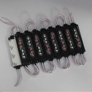 IP65 Водонепроницаемый светодиодный стробоскопический сигнальный модуль 69x19 мм | 6 COB красный синий мигающий для 12V-24V грузовик внедорожный велосипед - Product Image 3