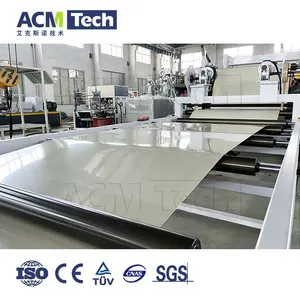 Acmtech 장식 WPC PVC 폼 보드 벽 패널 생산 라인 플라스틱 시트 기계 압출 라인