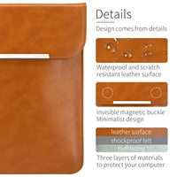 Cossni sac de transport pour ordinateur portable en cuir haut de gamme étanche pour microsoft Surface Pro 3 4 5 6 7 8 sac à main pour ordinateur portable Portable