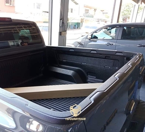 ชุดแต่งขอบประตูท้ายรถยนต์ 3 ชิ้น สำหรับ <span class=keywords><strong>Ranger</strong></span> T6 T7 T8 ปี 2012 2015 2018 XLT <span class=keywords><strong>Wildtrak</strong></span> 2021 - Product Image 4