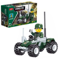 Kit de briques de construction emboîtables en plastique ABS, jouet de puzzle à assembler soi-même, mini boîte de vente au détail, blocs de construction pour les enfants de 5 à 7 ans, unisexe