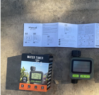 Medidor de cuidado de plantas con alarma LED intermitente para plantas verdes de oficina, recordatorio de riego, dispositivo inteligente para escritorio, regalo