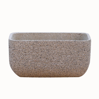 Pots de fleurs de jardin de style romain classique jardinières intérieures et extérieures en fibre de ciment pour hôtels pépinière espaces de vie utilisation au sol