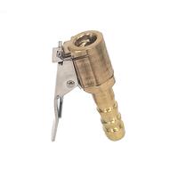 Mandrin pneumatique à verrouillage automatique en laiton portable avec adaptateur à pince pour compresseur d'air