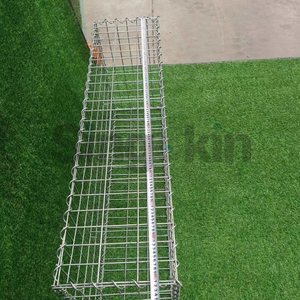 Gabion carré galvanisé de haute qualité 2*1*1m, panneau de clôture en treillis métallique - Product Image 4