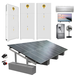 Kit d'énergie solaire domestique, système complet 5KW, batterie lithium-ion hybride, contrôleur MPPT, système d'énergie solaire WON-AIO-HE15-220 - Product Image 4