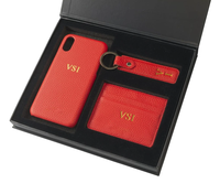 Porte-clés en cuir avec Logo personnalisé pour hommes et femmes, porte-cartes de crédit, porte-clés unisexe