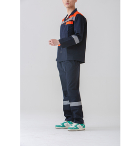 Vêtements <span class=keywords><strong>de</strong></span> travail réfléchissants <span class=keywords><strong>de</strong></span> sécurité routière à haute visibilité Chemises et pantalons <span class=keywords><strong>de</strong></span> <span class=keywords><strong>travailleurs</strong></span> <span class=keywords><strong>de</strong></span> Logo personnalisé <span class=keywords><strong>de</strong></span> Construction minière pour hommes - Product Image 4