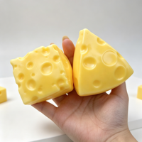 Mainan Baru Penghilang Stres Instan Bola Kenyal Renyah Desain Makanan ASMR Kacang Renyah Kenyal