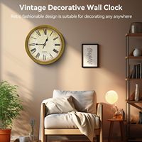 Horloge murale avec coffre-fort dissimulé, boîte en plastique de 10 pouces, coffre-fort de diversion, compartiment caché pour objets de valeur, rangement sécurisé pour clés
