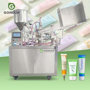 Face Hand Cream Chamber Lamina Plastic Rotary Quick Holder Semi Auto Tube Fill and Seal Machine for Cosmet - Product Image 1