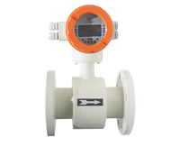Medidor de Flujo Electromagnético DN15-DN6000 IP68 +/-0.5 Pct RS485 Modbus 4-20mA con Batería y Brida MID para Agua, Aguas Residuales y Aceite