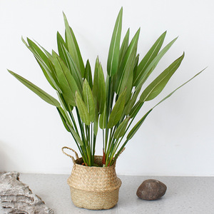 ต้นมอนสเตอร่าประดิษฐ์สีเขียวสำหรับจัดสวนและผนังสีเขียว ต้นไม้ประดิษฐ์สำหรับตกแต่งฉากหลังงานแต่งงาน - Product Image 2