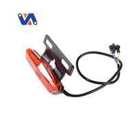 NUEVA IMAGEN Luz trasera de bicicleta Lámpara de advertencia de seguridad LED impermeable para OUXI V8 E bike Scooter