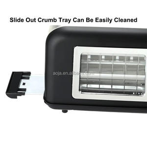 2025 nuevo <span class=keywords><strong>dos</strong></span> <span class=keywords><strong>ranuras</strong></span> <span class=keywords><strong>Dos</strong></span> rebanadas <span class=keywords><strong>tostadora</strong></span> de Metal Control de dorado electrónico Variable con ventana Visible fácil de limpiar tacto fresco - Product Image 5