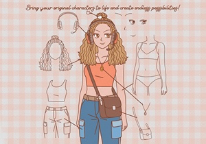OEM ODM Soporte de acrílico para retratos de personajes de anime, Set de pinceles Procreate para crear personajes de estilo Sprite y bustos - Product Image 2