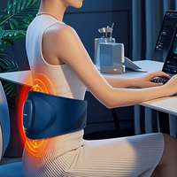 Ultradünner Tragbarer Elektrischer Taillenmassagegürtel mit Wärmekompresse und Luftkissen zur Unterstützung des unteren Rückens und bei Bauchschmerzen